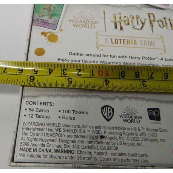Harry Potter Wizarding World A Lotería Game By TheOp With 54 Cards & 100 Tokens - Picture 9 of 11